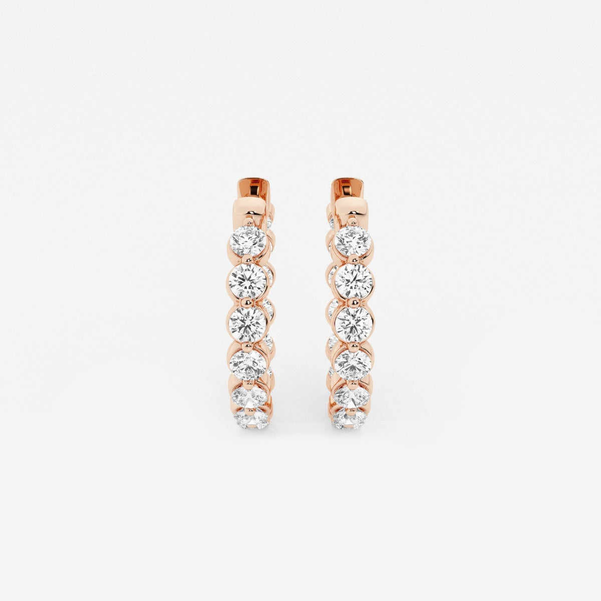 Amara - Floating Hoop Elegance Earrings