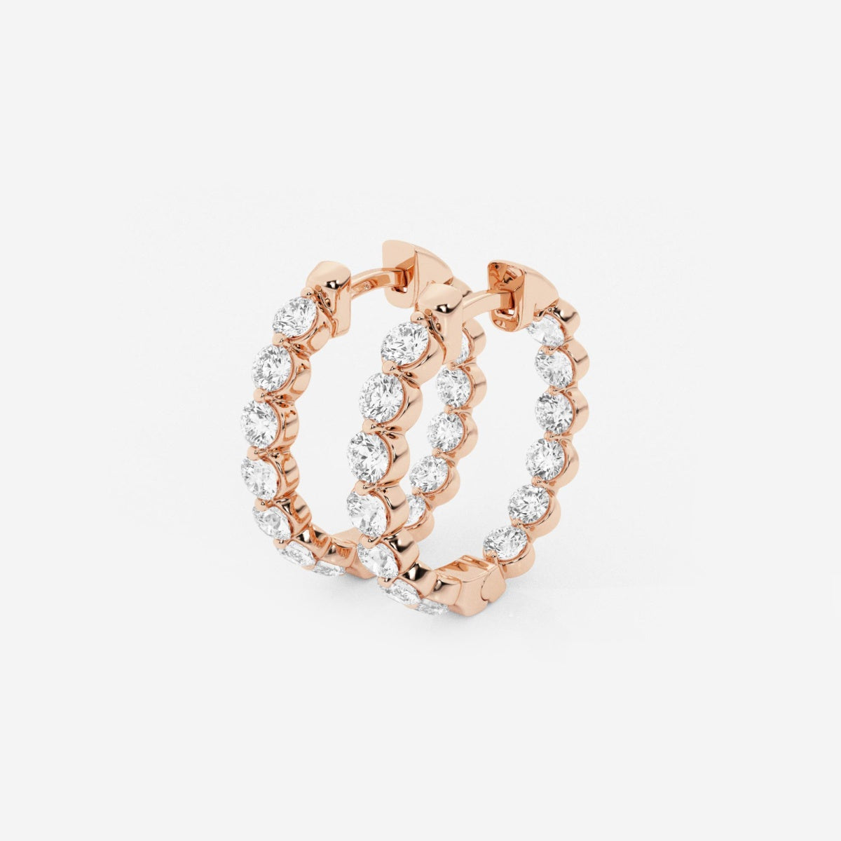 Amara - Floating Hoop Elegance Earrings