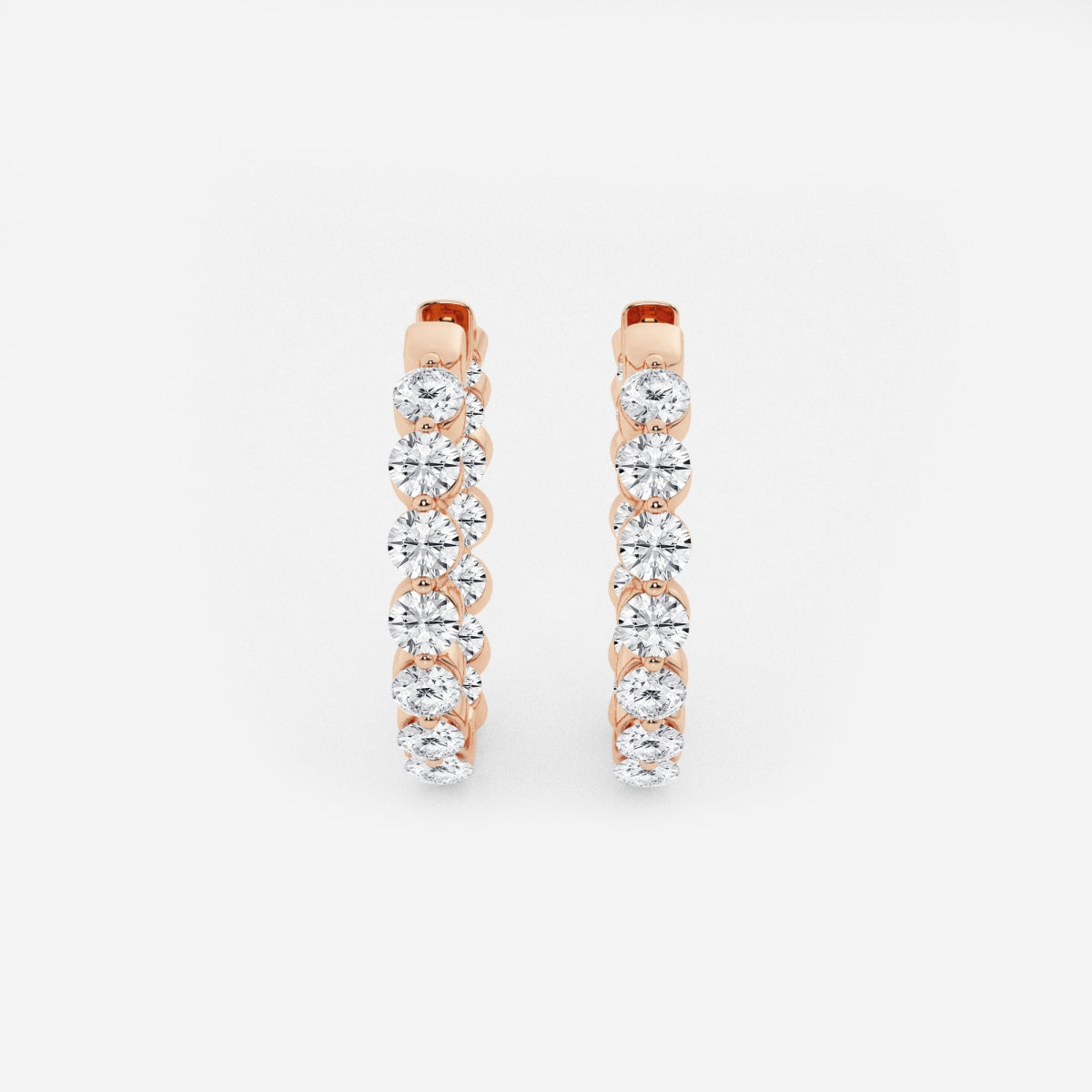 Amara - Floating Hoop Elegance Earrings