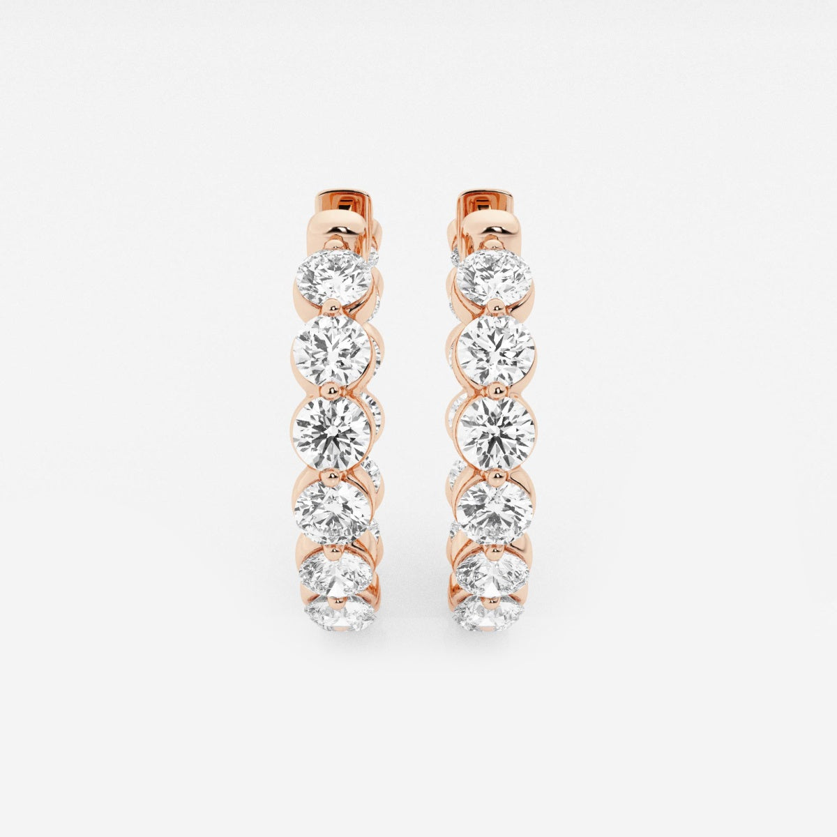 Amara - Floating Hoop Elegance Earrings