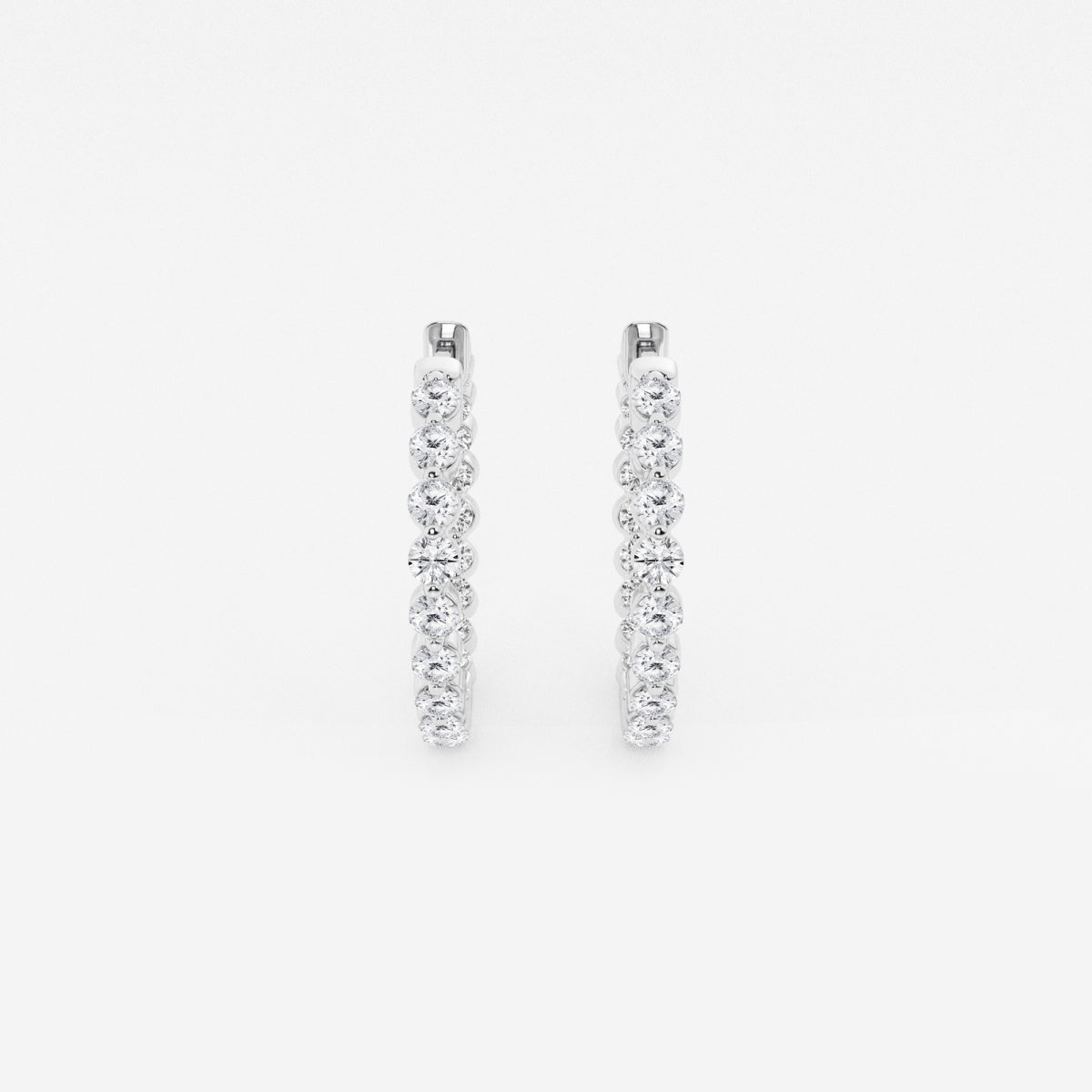 Amara - Floating Hoop Elegance Earrings