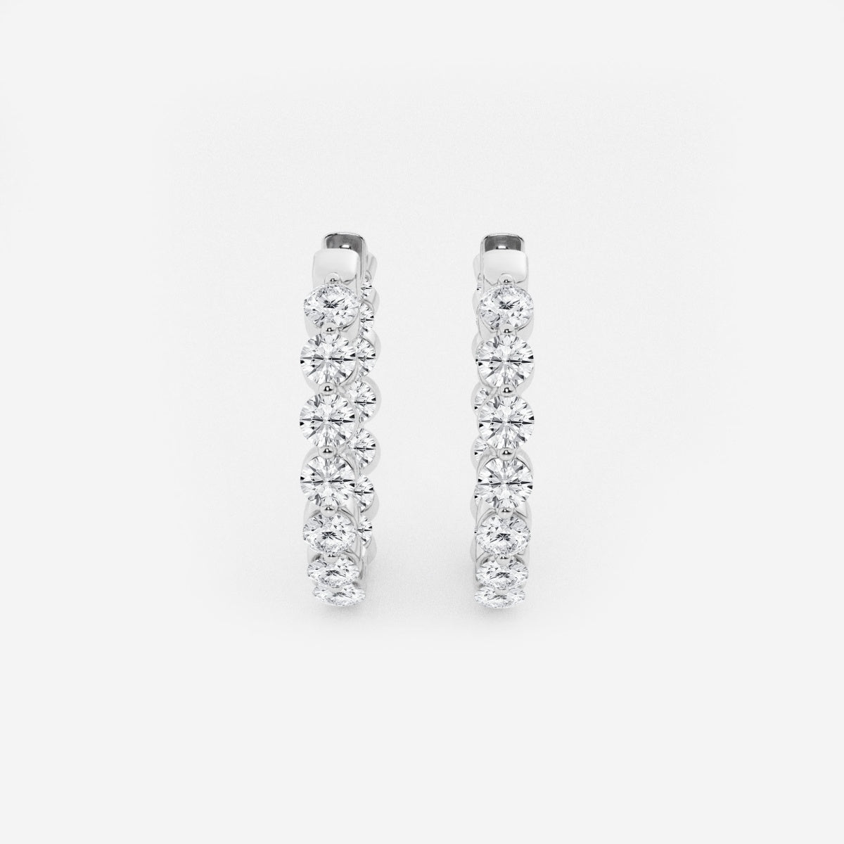 Amara - Floating Hoop Elegance Earrings