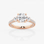 Amara - Three-Stone Design Engagement Ring