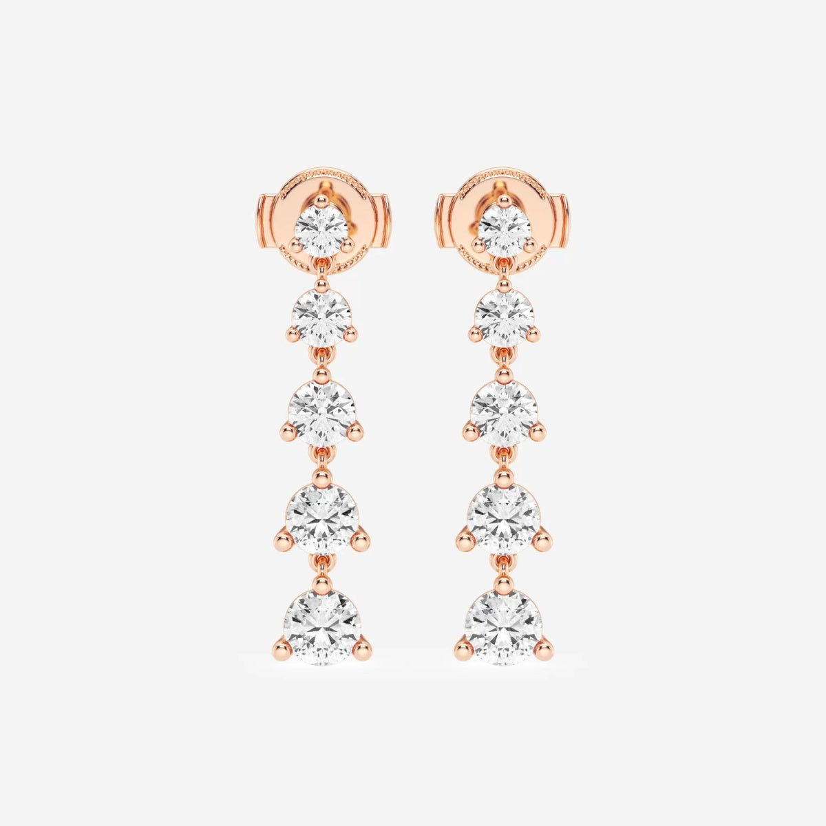 Amelia - Graduated Dangle Brilliance Earrings