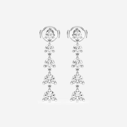 Amelia - Graduated Dangle Brilliance Earrings