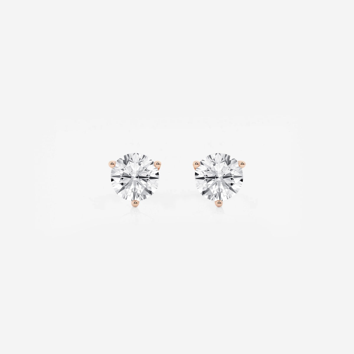 Amelia - Radiant Three-Prong Style Earrings