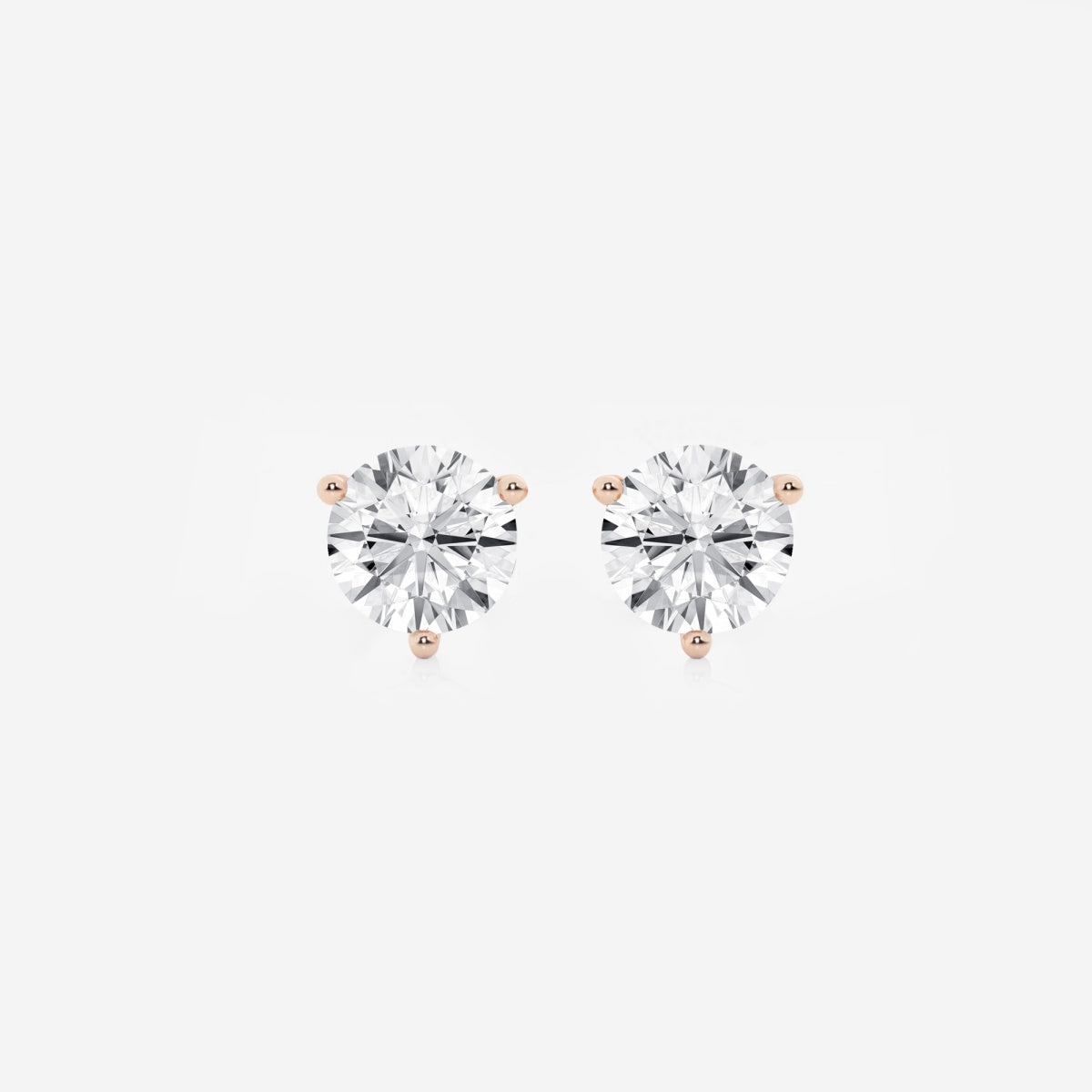 Amelia - Radiant Three-Prong Style Earrings