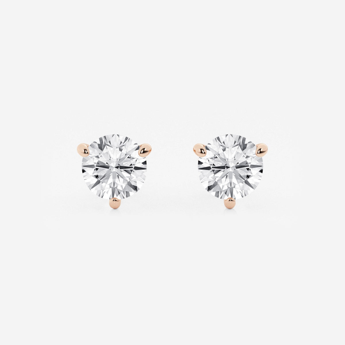 Amelia - Radiant Three-Prong Style Earrings