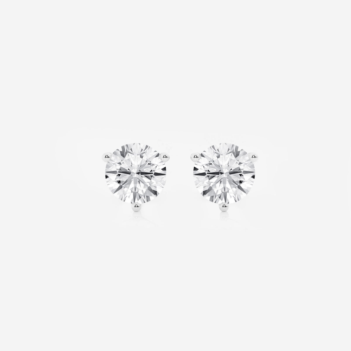 Amelia - Radiant Three-Prong Style Earrings