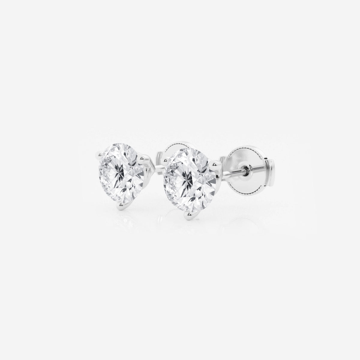 Amelia - Radiant Three-Prong Style Earrings