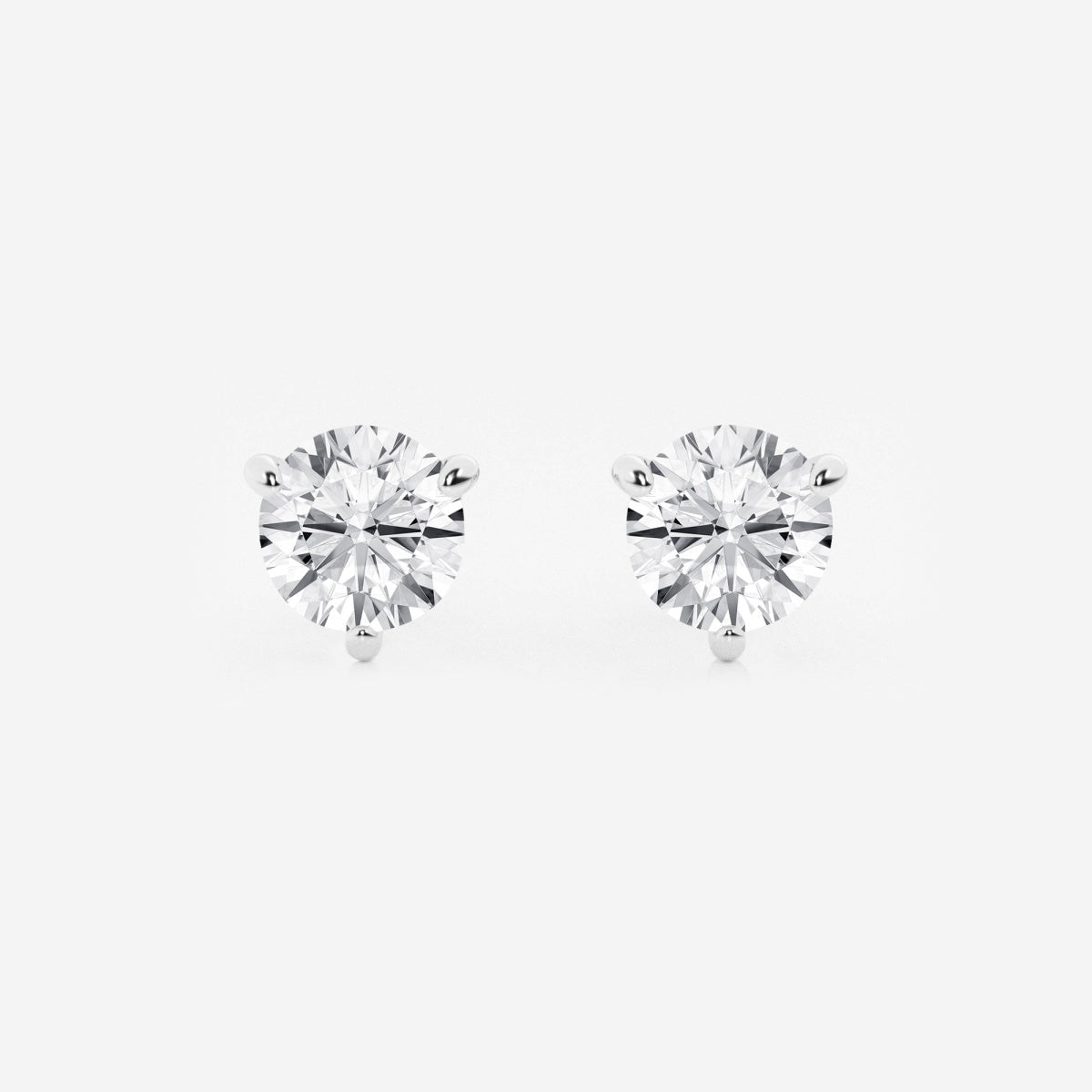 Amelia - Radiant Three-Prong Style Earrings