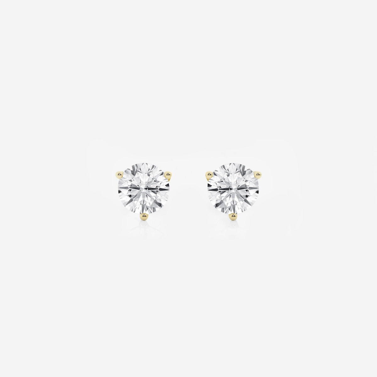 Amelia - Radiant Three-Prong Style Earrings