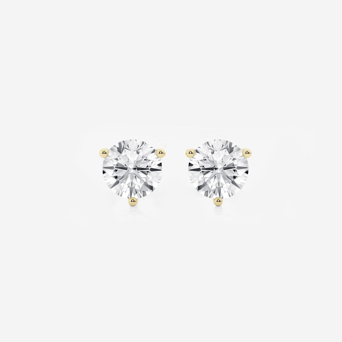 Amelia - Radiant Three-Prong Style Earrings