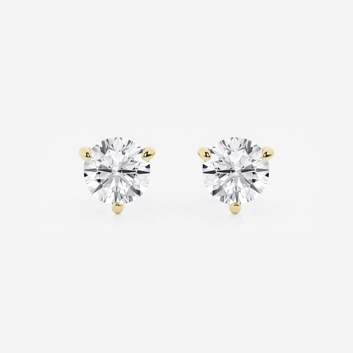 Amelia - Radiant Three-Prong Style Earrings