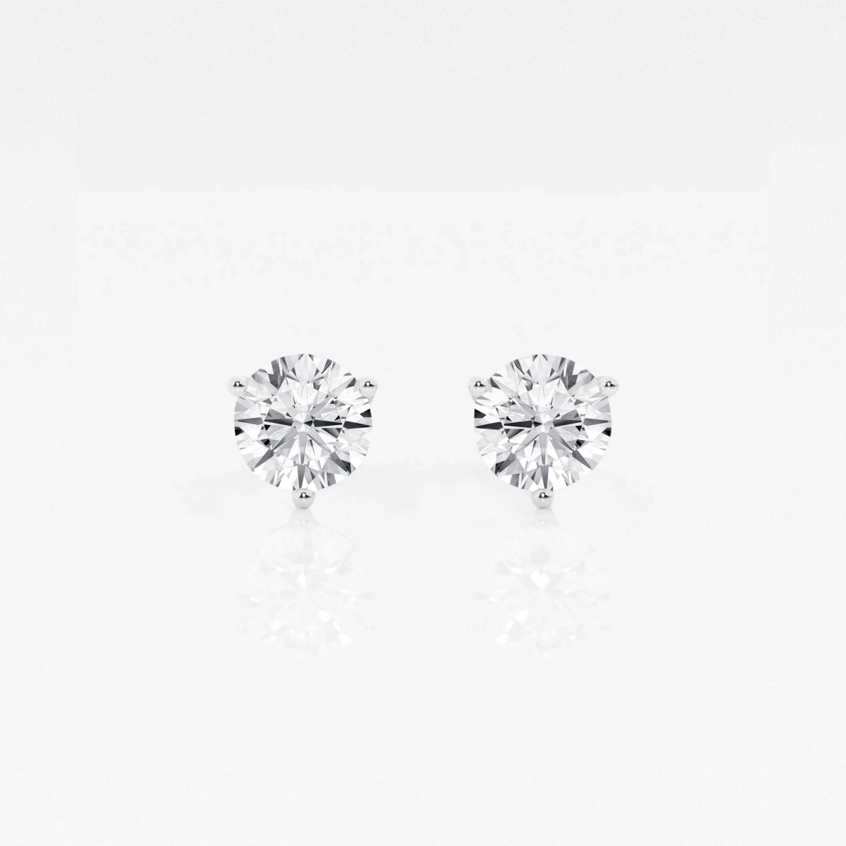 Amelia - Radiant Three-Prong Style Earrings