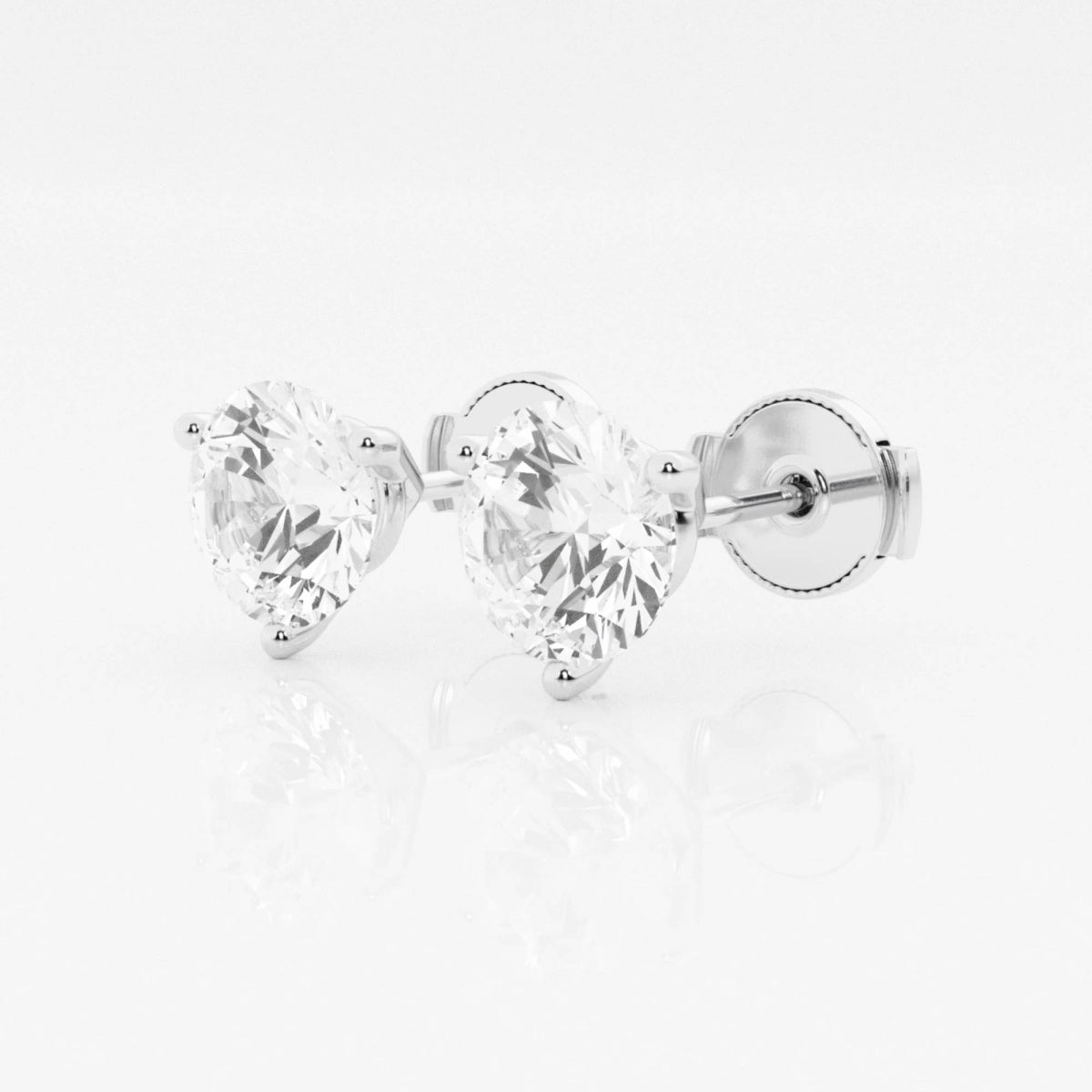 Amelia - Radiant Three-Prong Style Earrings