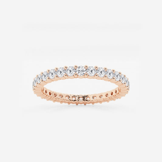 Amelia - Shared Prong Eternity Wedding Ring