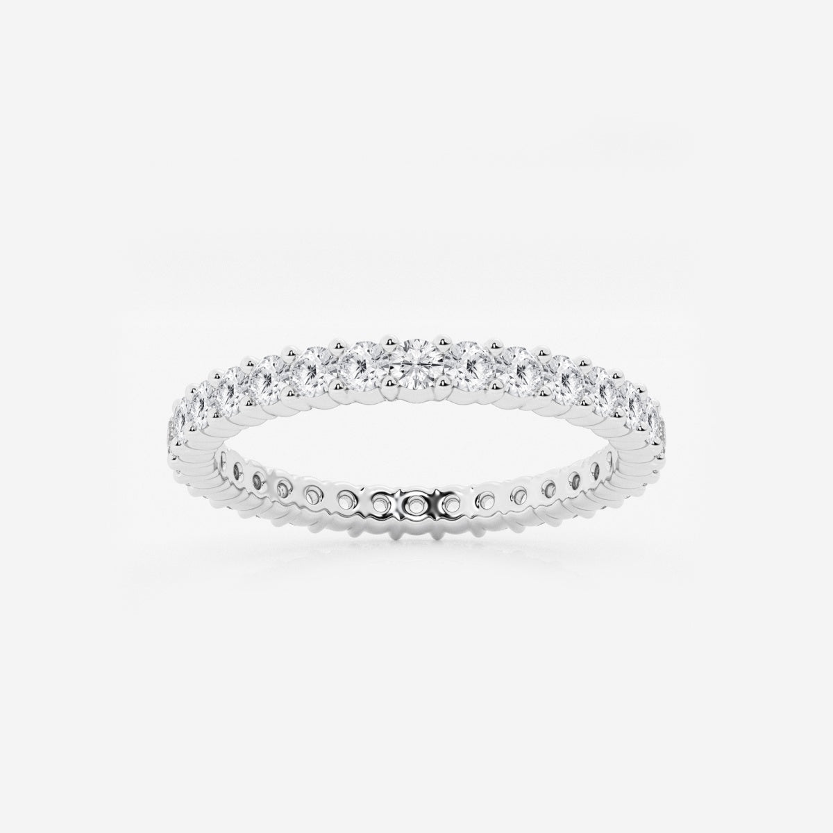 Amelia - Shared Prong Eternity Wedding Ring