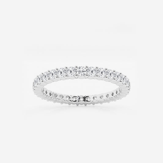 Amelia - Shared Prong Eternity Wedding Ring