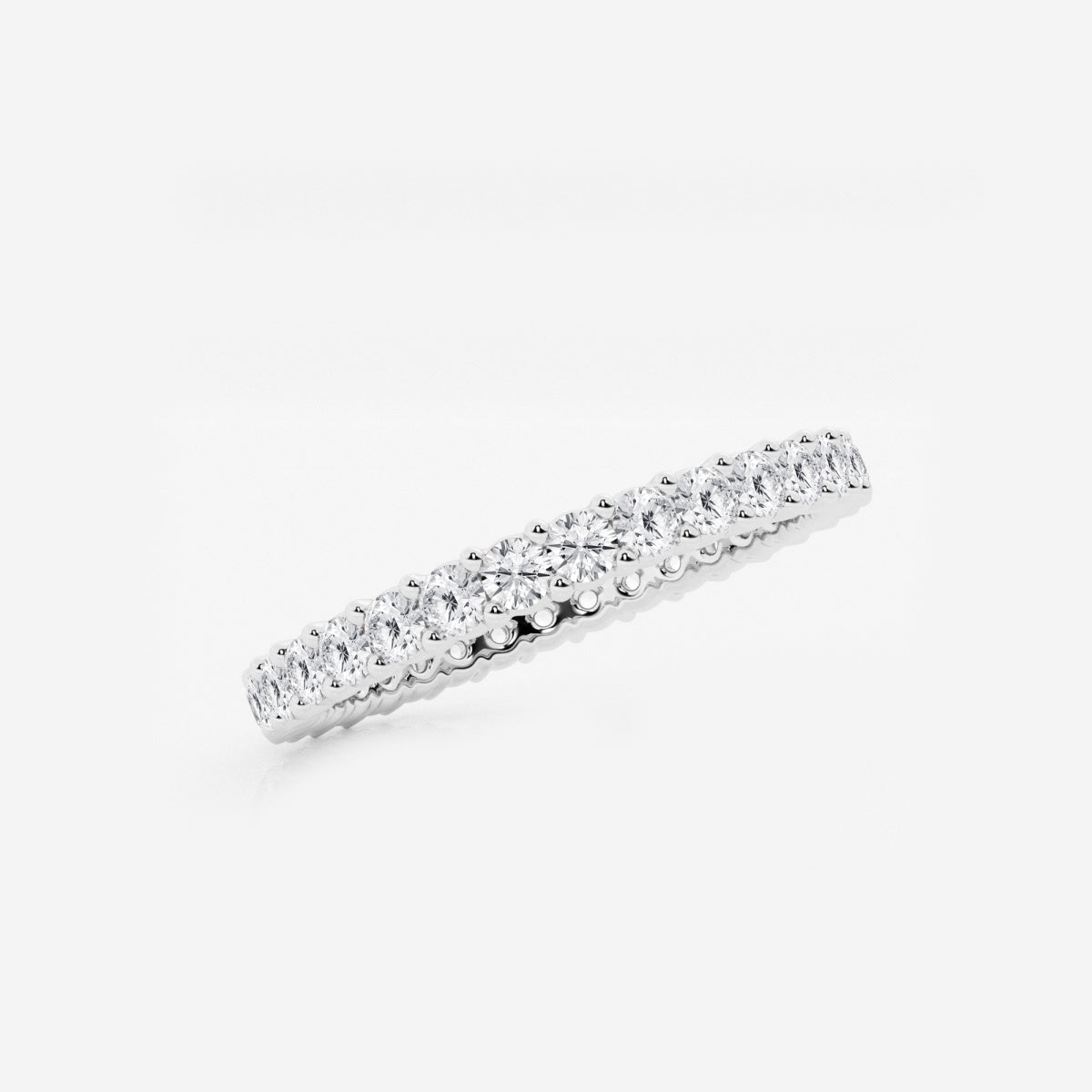 Amelia - Shared Prong Eternity Wedding Ring