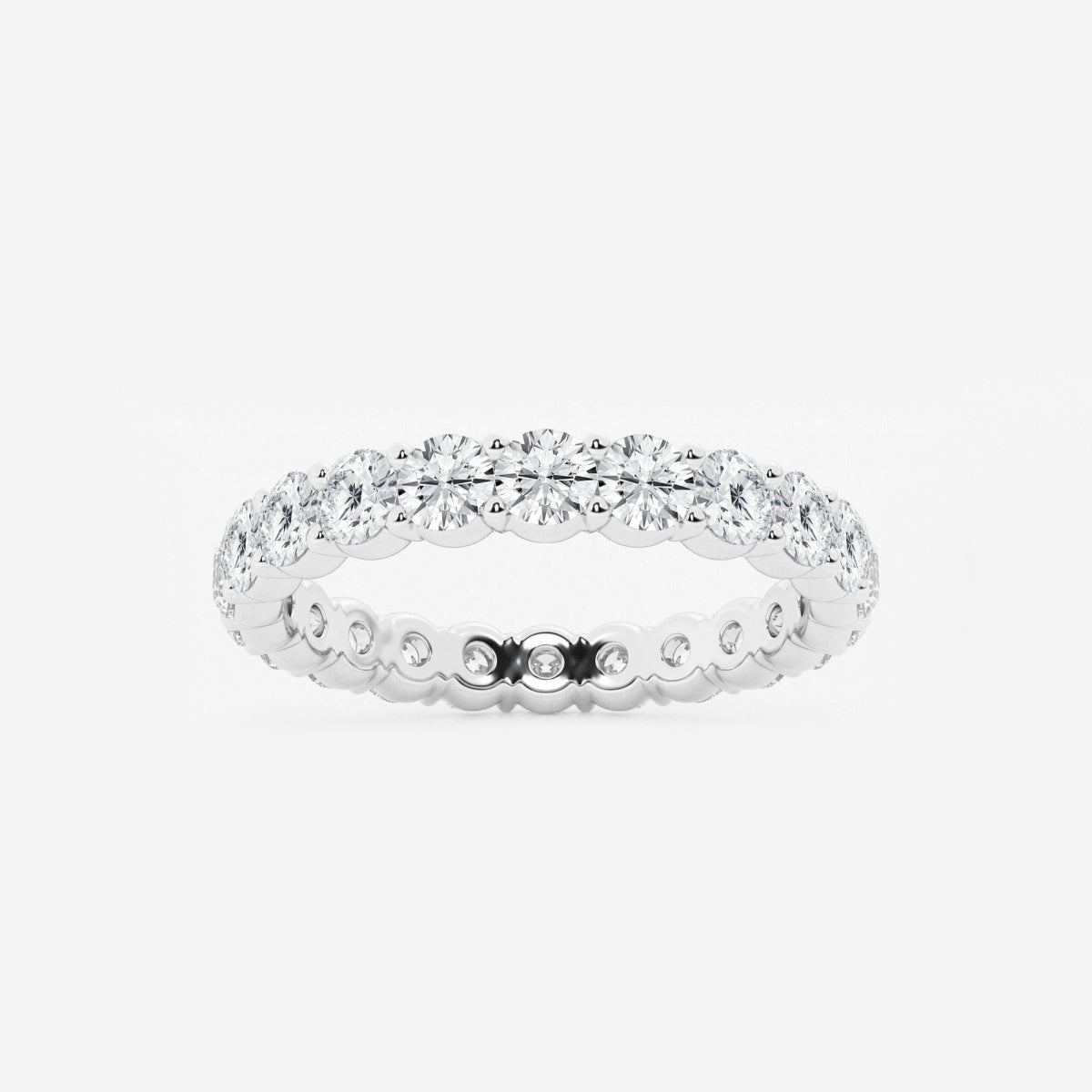 Amelia - Shared Prong Eternity Wedding Ring