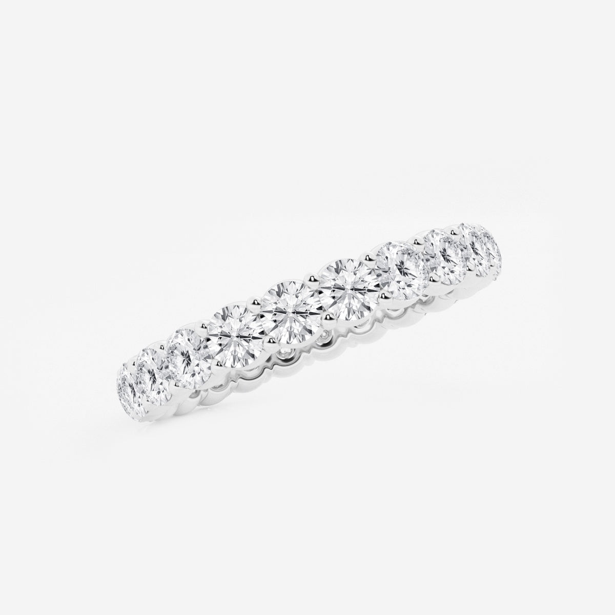 Amelia - Shared Prong Eternity Wedding Ring