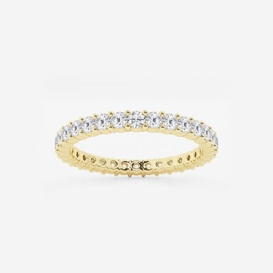 Amelia - Shared Prong Eternity Wedding Ring