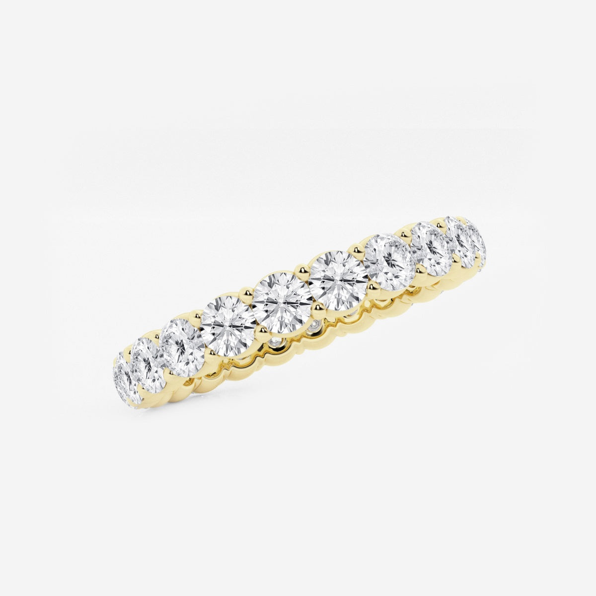 Amelia - Shared Prong Eternity Wedding Ring