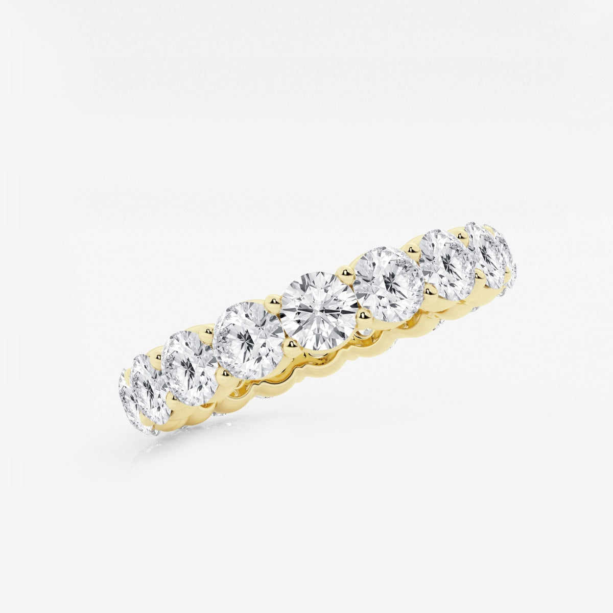 Amelia - Shared Prong Eternity Wedding Ring