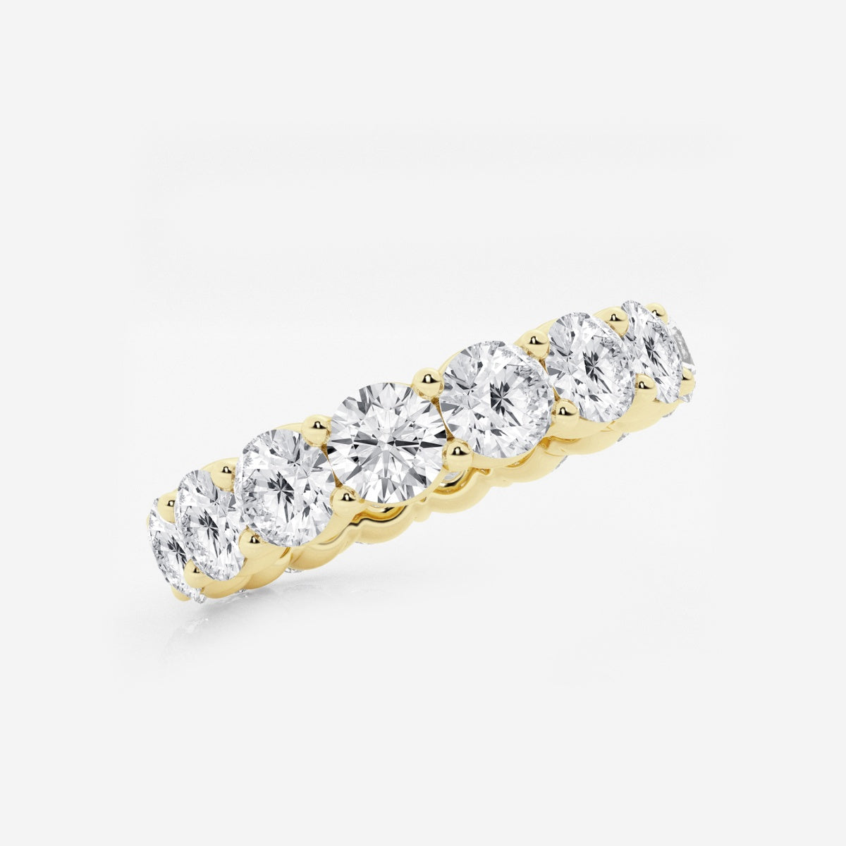 Amelia - Shared Prong Eternity Wedding Ring