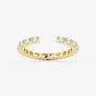 Alani - Elegant East-West Design Wedding Ring