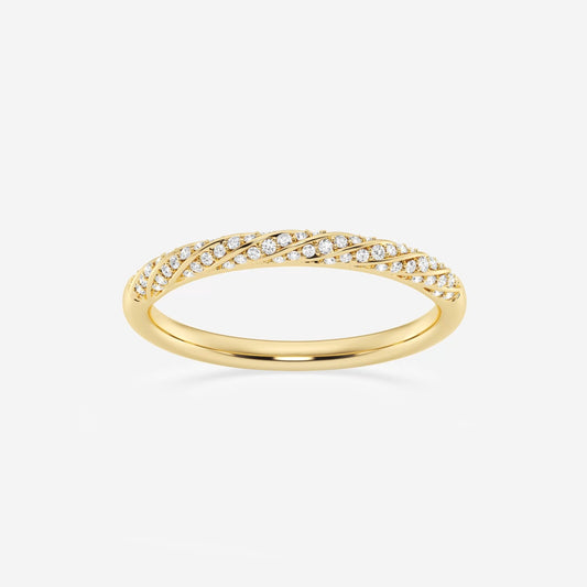 Arabelle - Modern Twist Design Wedding Ring