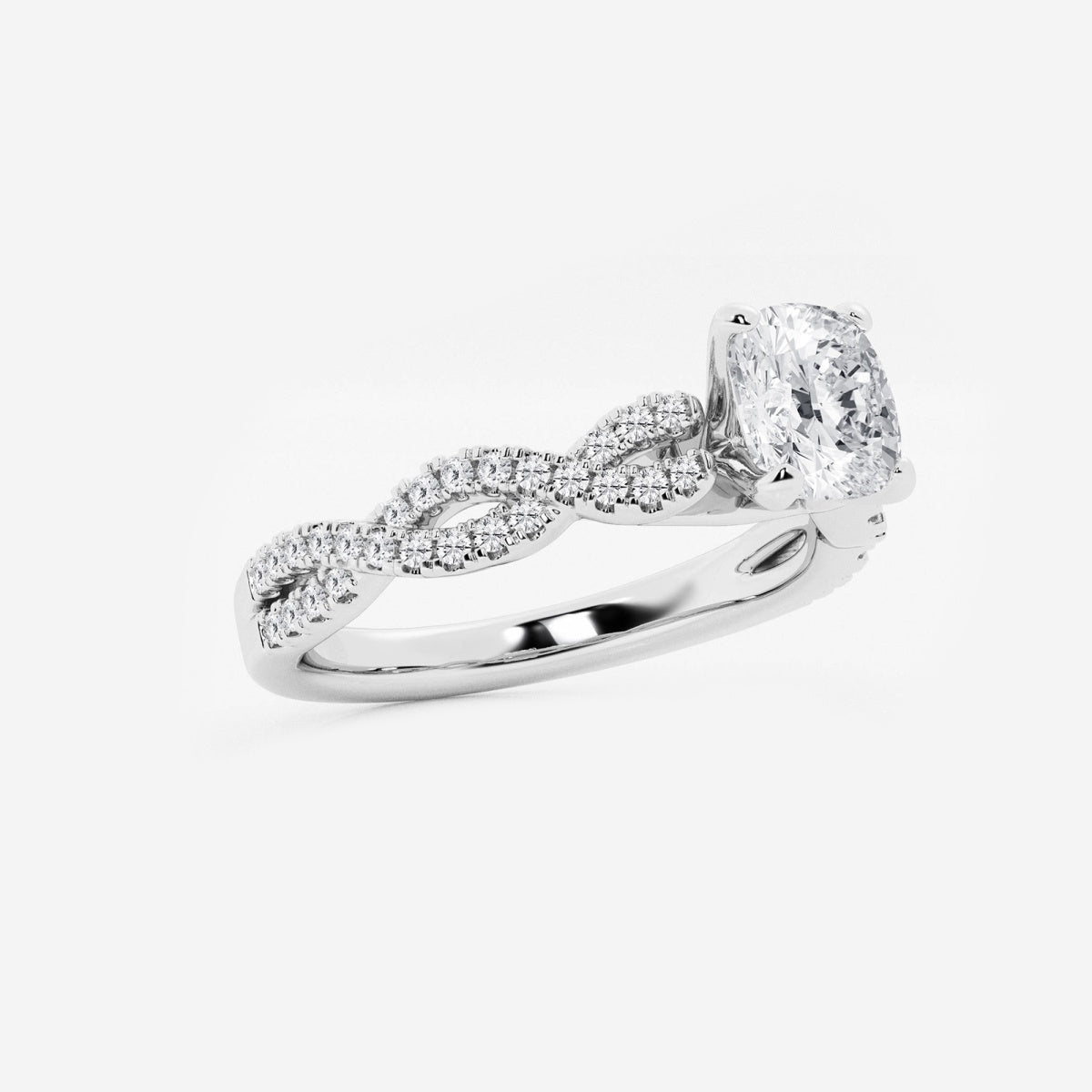 Arden - Double Twist Design Engagement Ring