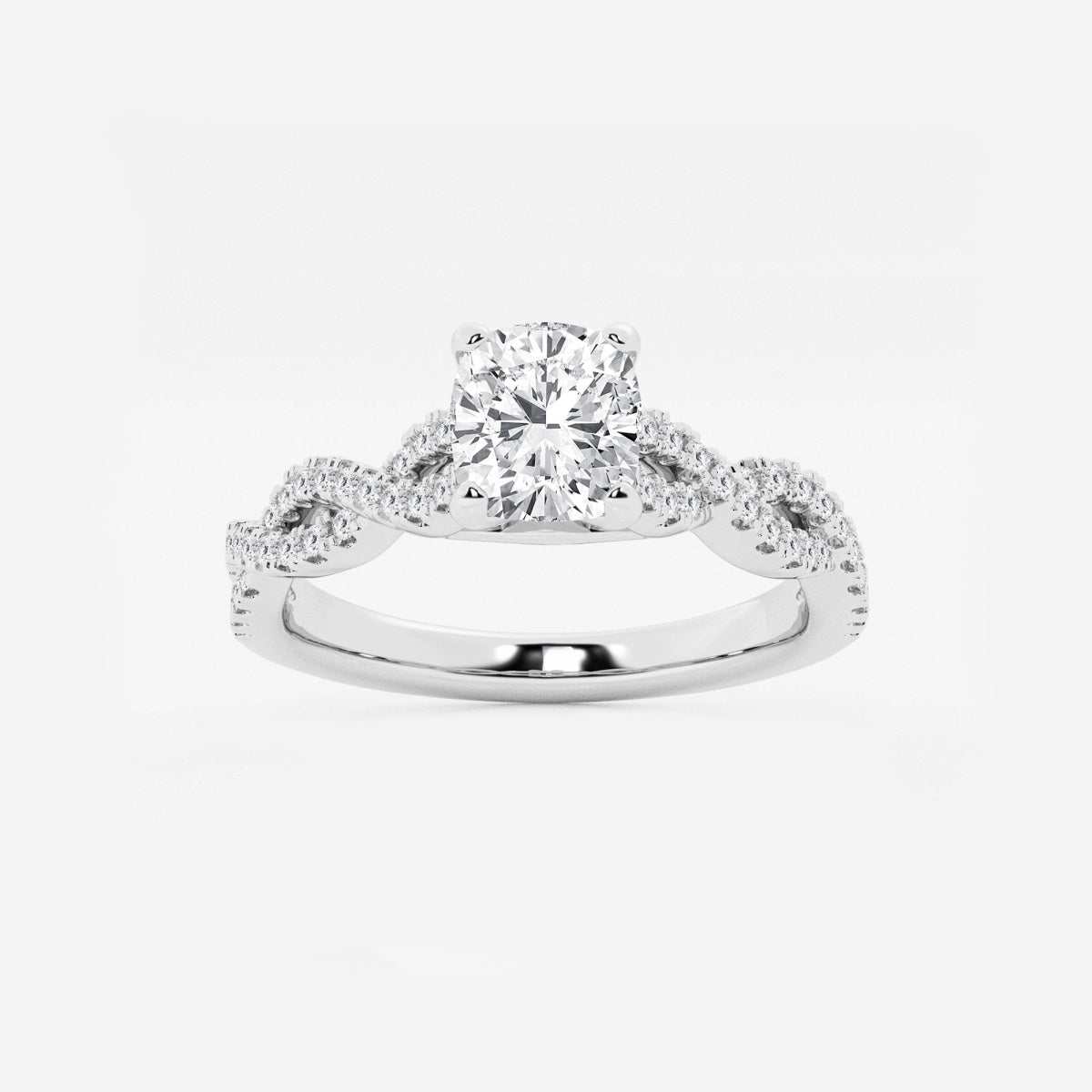 Arden - Double Twist Design Engagement Ring