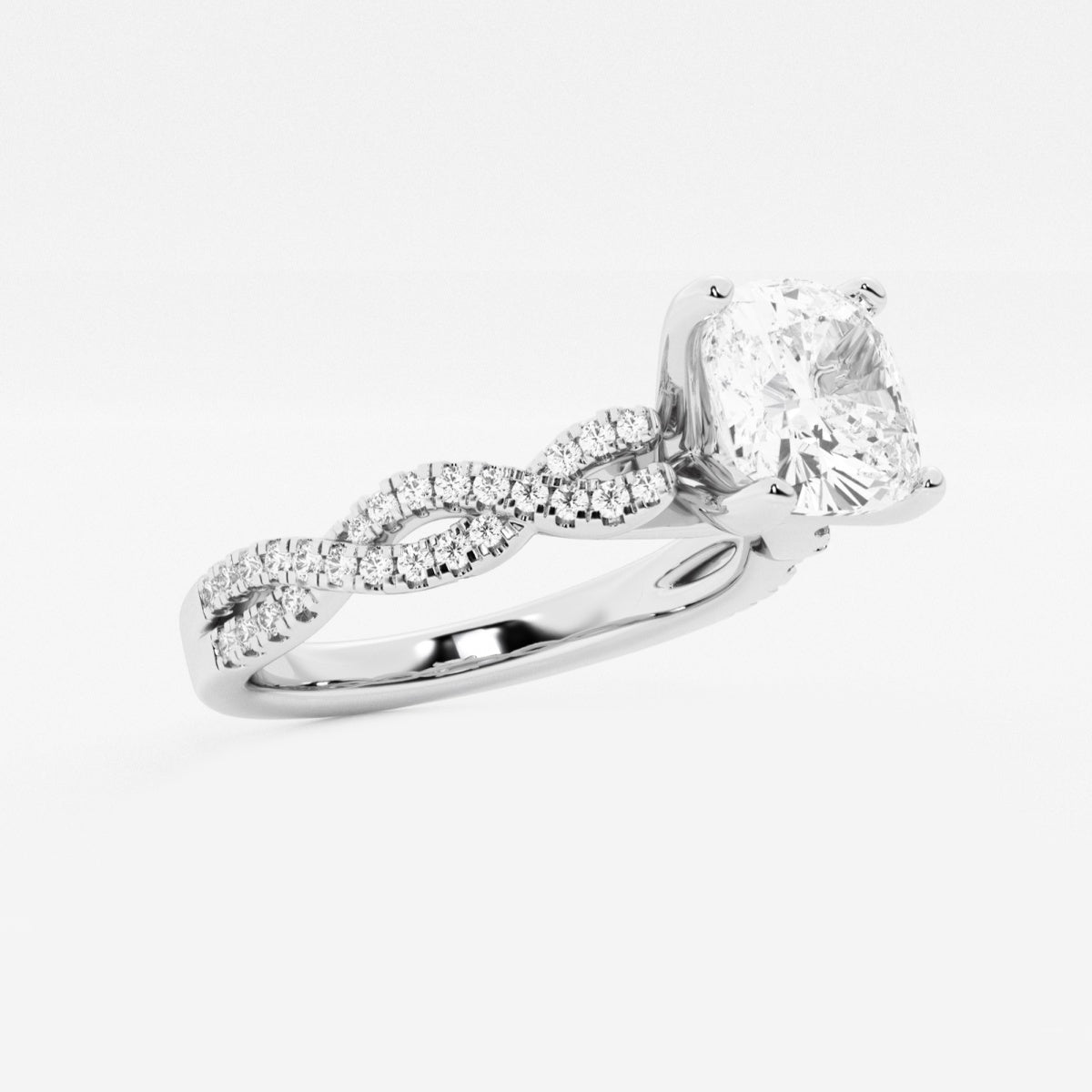 Arden - Double Twist Design Engagement Ring