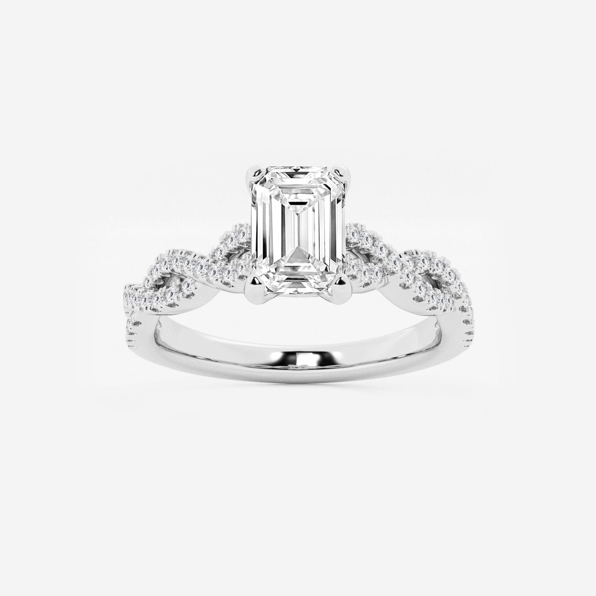 Arden - Double Twist Design Engagement Ring