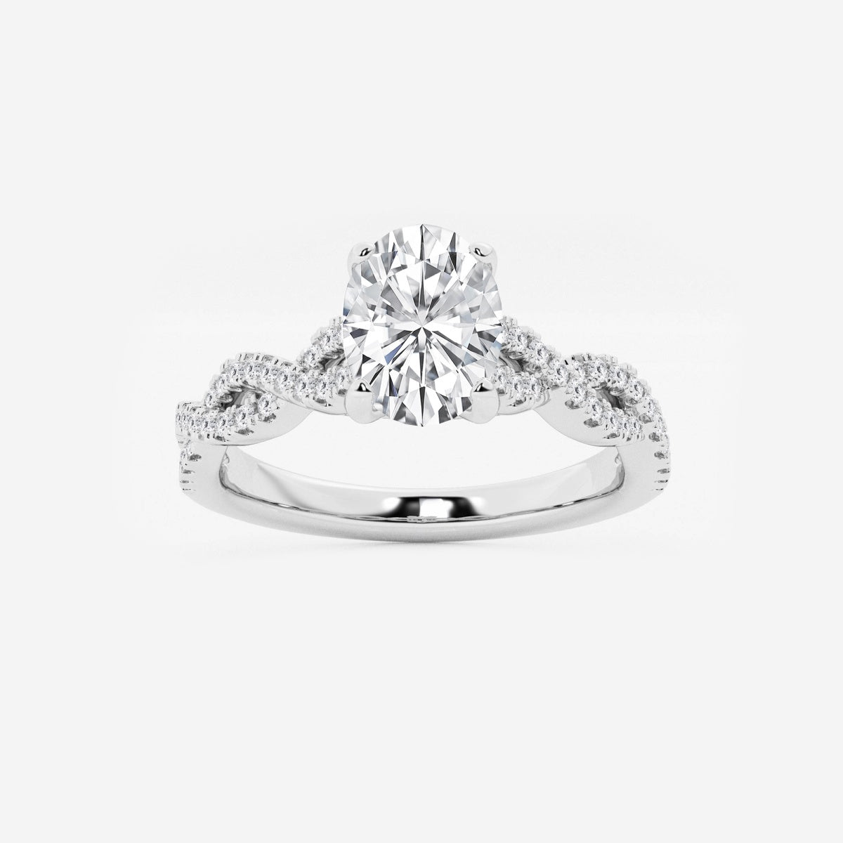 Arden - Double Twist Design Engagement Ring