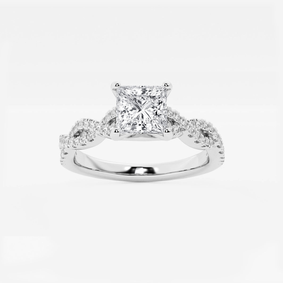 Arden - Double Twist Design Engagement Ring