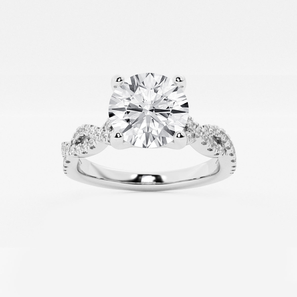 Arden - Double Twist Design Engagement Ring