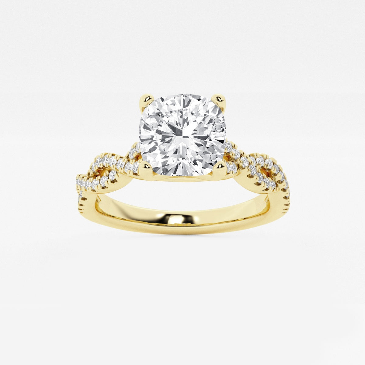 Arden - Double Twist Design Engagement Ring