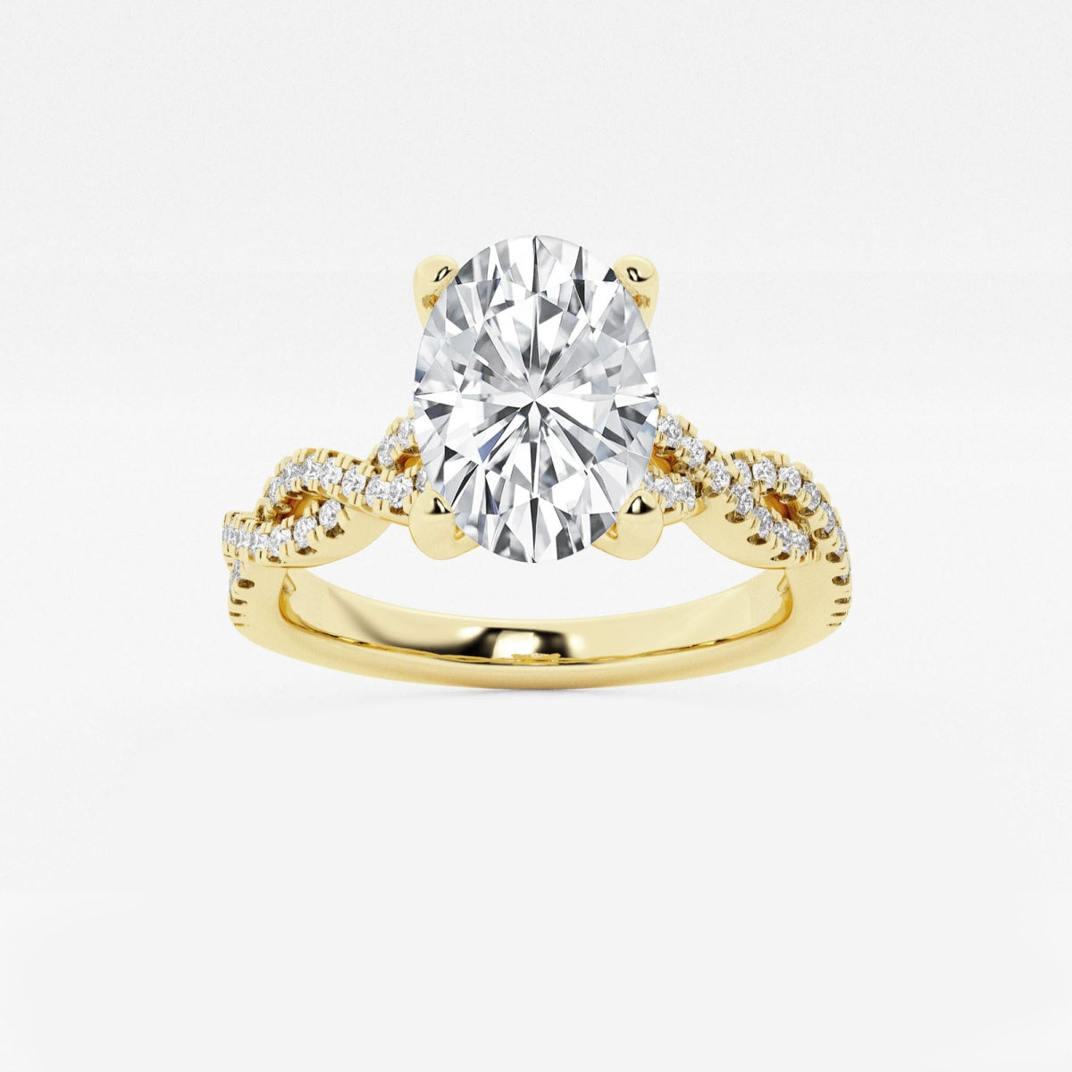 Arden - Double Twist Design Engagement Ring