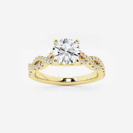 Arden - Double Twist Design Engagement Ring