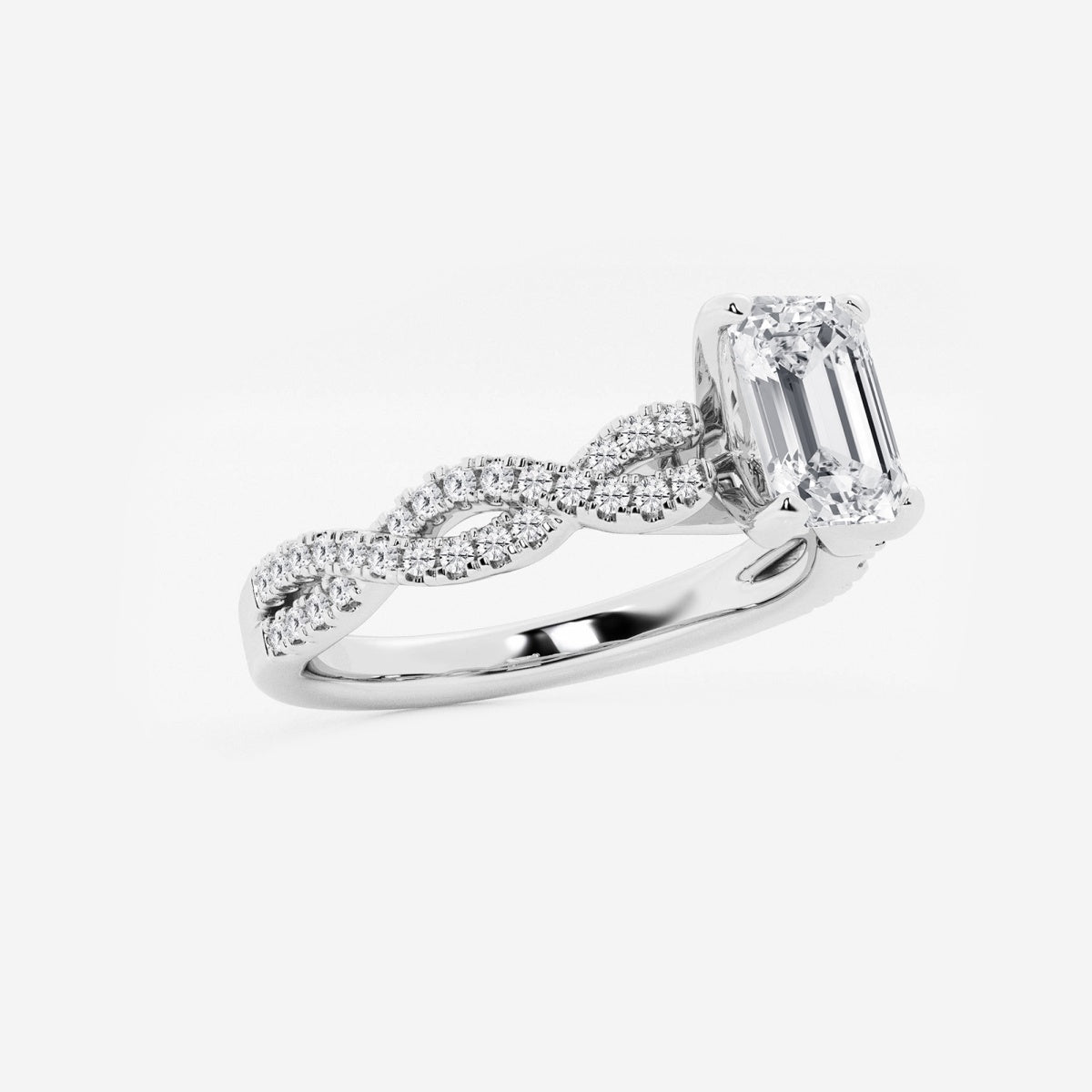 Arden - Double Twist Design Engagement Ring