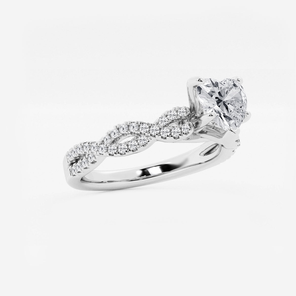 Arden - Double Twist Design Engagement Ring