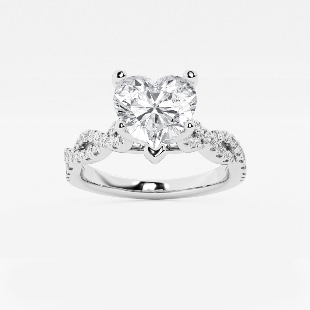 Arden - Double Twist Design Engagement Ring