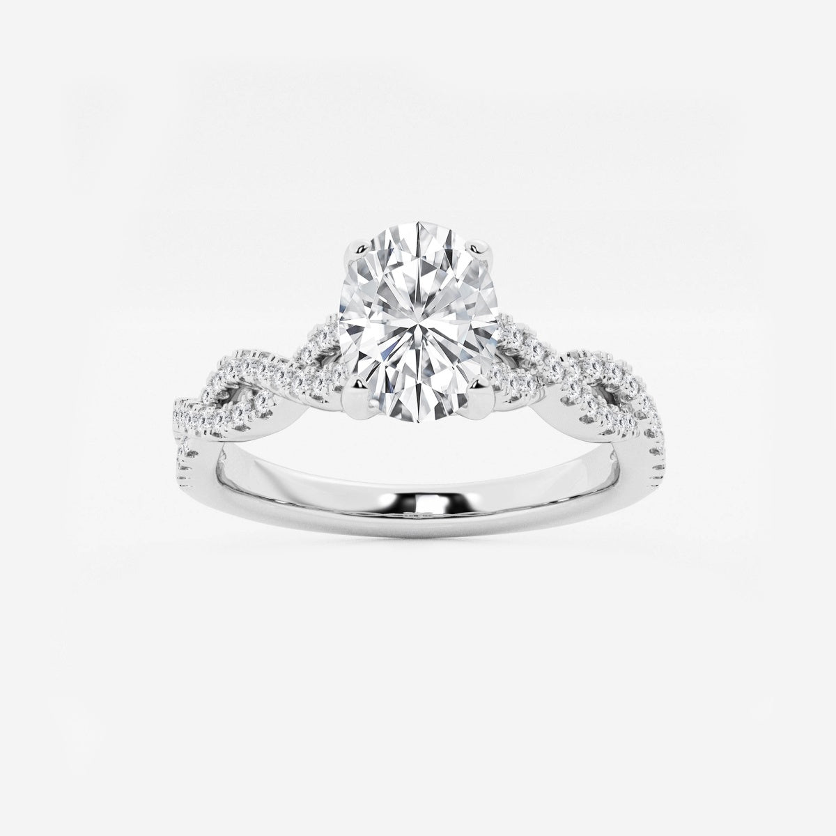 Arden - Double Twist Design Engagement Ring