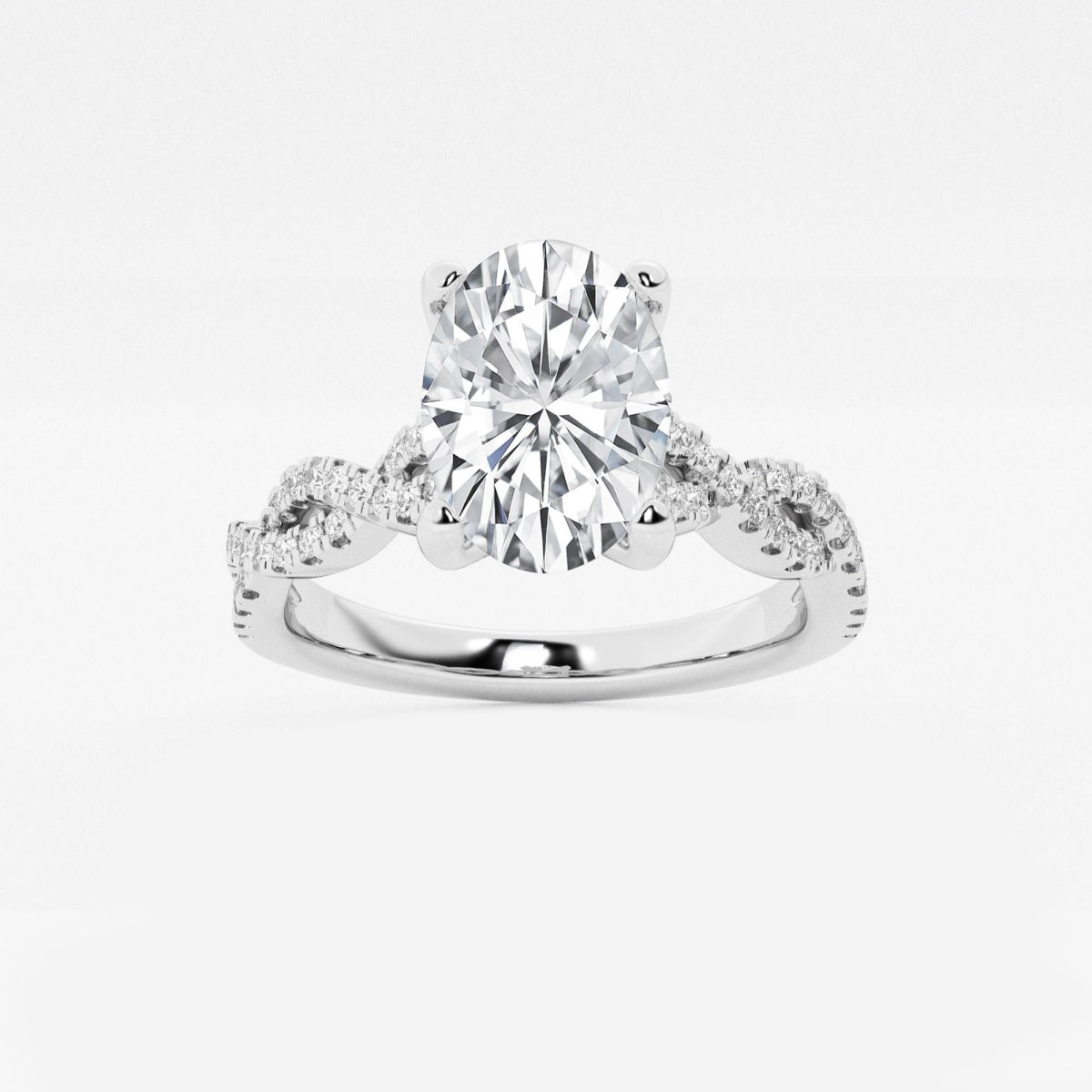 Arden - Double Twist Design Engagement Ring