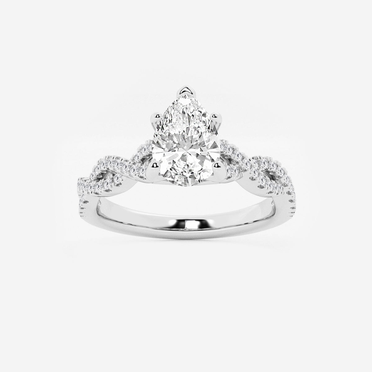 Arden - Double Twist Design Engagement Ring