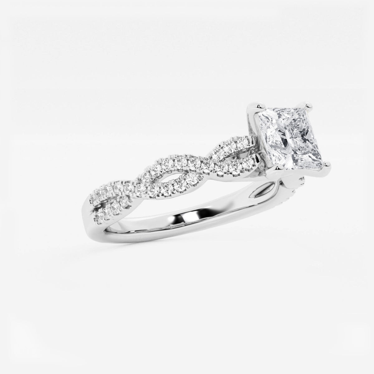 Arden - Double Twist Design Engagement Ring