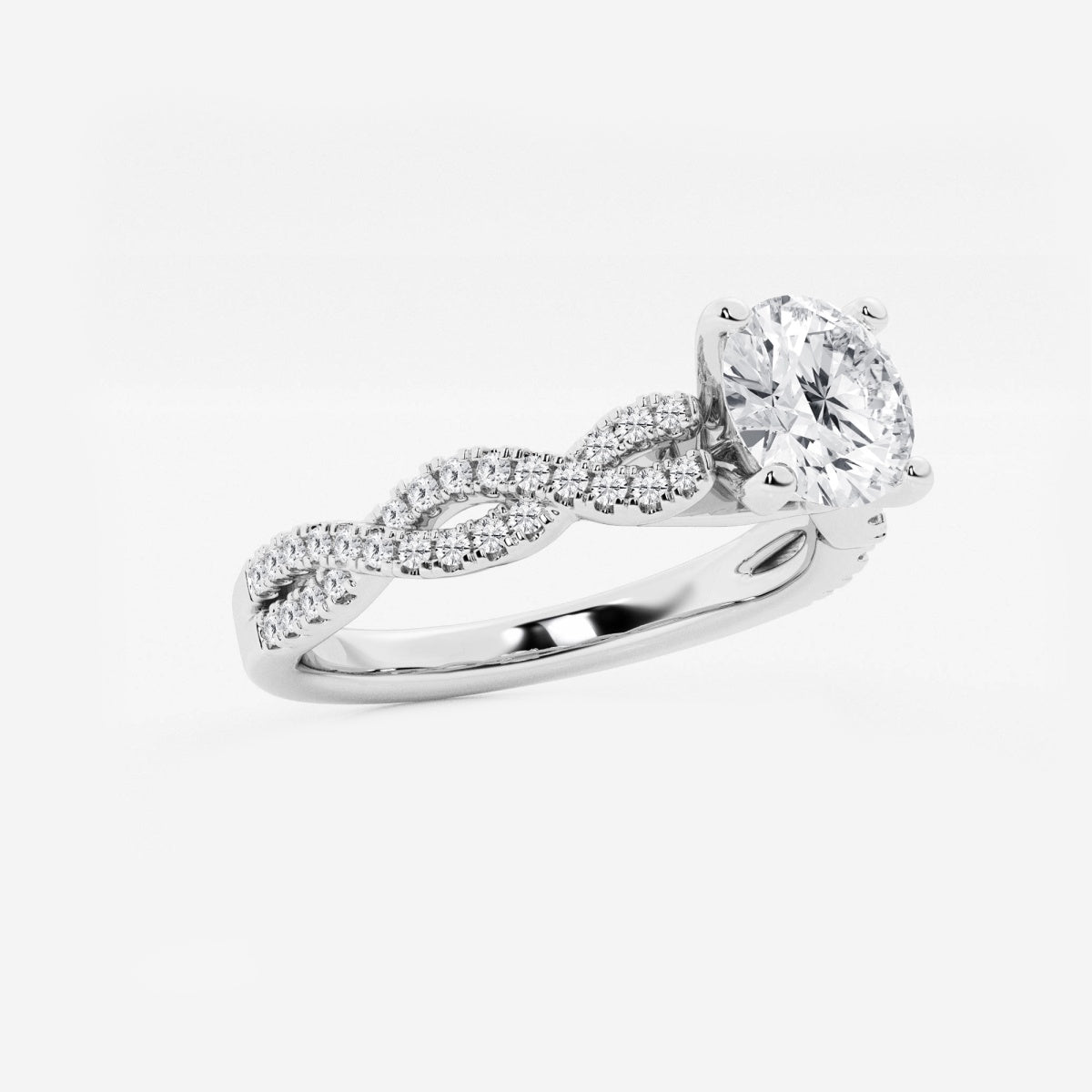 Arden - Double Twist Design Engagement Ring